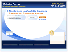 Tablet Screenshot of consumerschoice.quotit.com